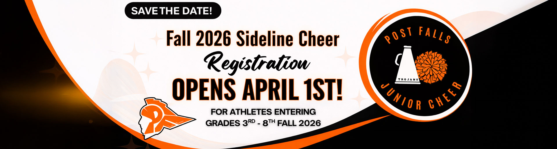 Save the Date For Cheer Registration