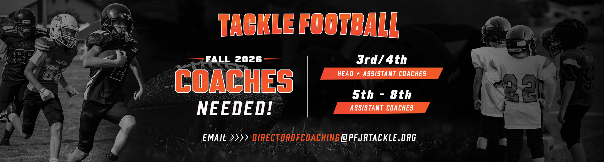 COACHES NEEDED