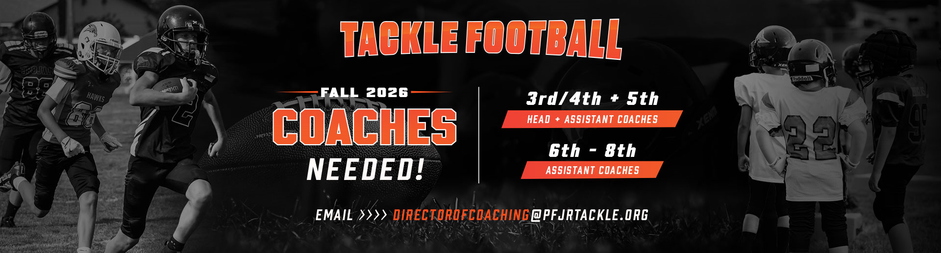 COACHES NEEDED